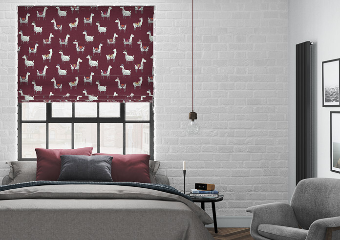 Alpaca, Salsa - Roman Blind - Image 3